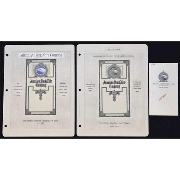 NY. ABNC, Advertising - Presentation Booklet Cover, Mockup Proof & Proof Cover, Specimen Label & Ear