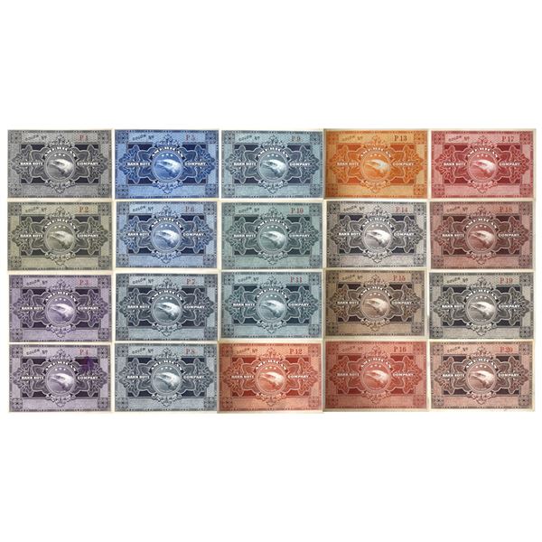 NY. ABNC, Color Sample Booklet, "No.21", 20 Pages
