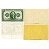 Image 2 : NY. ABNC, Specimen Advertising Note Quartet with matching designs with Washington in Middle, but in 