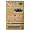 Image 1 : NY. Hamilton Bank Note Co., ca.1880s), Intaglio Proof Vignette Record Book Page with 10 Proof Vignet