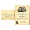 Image 1 : NY. International Association of Siderographers, 1925, Banquet Program and Invitation