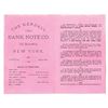 Image 2 : NY. Kendall Bank Note Company, Folded Advertising Card with Intaglio Vignettes on outer cover.