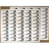 Image 1 : U.K. & Italy. De La Rue Giori, ND (ca.2000s), Lot of 2 Uncut Sheets of 45 note each of Advertising T