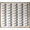 Image 1 : U.K. & Italy. De La Rue Giori, ND (ca.2000s), Uncut Sheet of Specimen Banknotes.