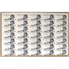 Image 1 : U.K. & Italy. De La Rue Giori, ND (ca.2000s), Uncut Sheet of Specimen Banknotes.