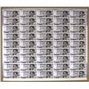 Image 1 : U.K. & Italy. De La Rue Giori, ND (ca.2000s), Uncut Sheet of Specimen Banknotes.