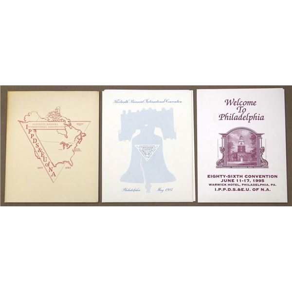 International Plate Printers, Die Stampers & Engravers Union of North America Convention booklet Col