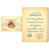 Image 1 : D.C. International Association of Siderographers, 1923, Banquet Program and Invitation.