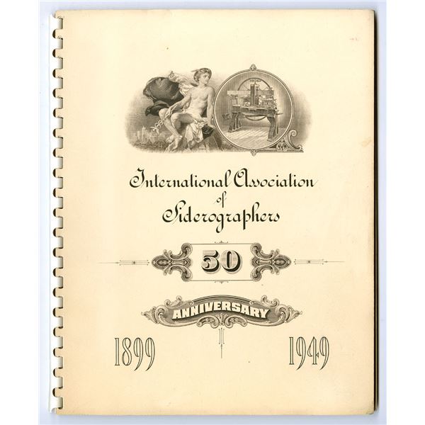 D.C. International Association of Siderographers, 1949, 50th Anniversary Souvenir Program.