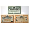 Image 1 : Bolivia. Banking & Finance Specimen Bond Trio, ND (1880s-1920s)