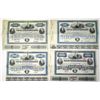 Image 1 : Chile. Caja de Credito Hipotecario, ND (1904), Specimen Coupon Bond Quartet.