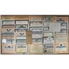 Image 1 : Financial and Banking Stock Collection of Issued Certificates, ca. 1900 to 1950s