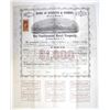 Image 1 : NJ. Continental Hotel Property, 1866, I/U Coupon Bond.