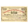 Image 1 : CO. Buckeye Mining and Tunneling Co. of Colorado, 1878, I/U Stock Certificate.