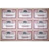 Image 1 : Mexico. Greene Gold-Silver Co., 1906 to 1908, I/U Stock Certificate Group of 9 certificates.