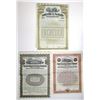 Image 1 : KY & NY. Railroad Specimen Gold Coupon Bond Trio, 1890 to 1913.