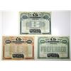 Image 1 : Wabash Railroad Co., 1889 (1899 to 1905), Specimen Registered Bond Trio.