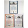Image 1 : Northern Pacific Railway Equipment Trust, 1961 to 1965 Specimen Bond Trio