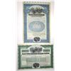 Image 1 : PA. Beech Creek Extension Railroad Co., 1905, Specimen Registered and Coupon Gold Bond Pair