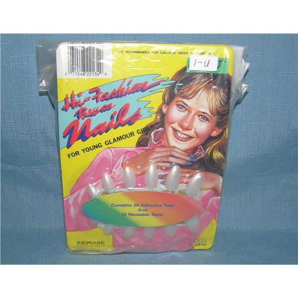 High fashion child's press on nails