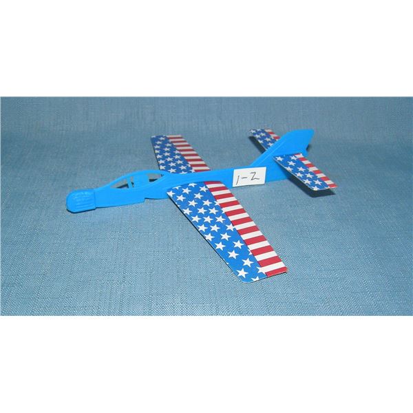 Bicentennial patriotic child"s toy plane