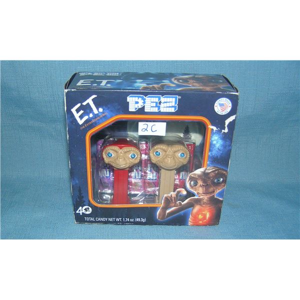 Pair of ET Pez candy containers