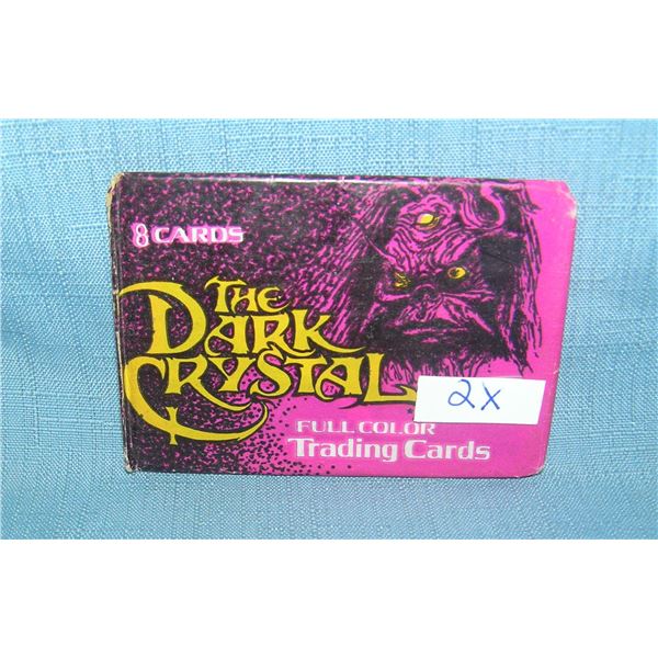 The Dark Crystal unopened wax pack of collector cards
