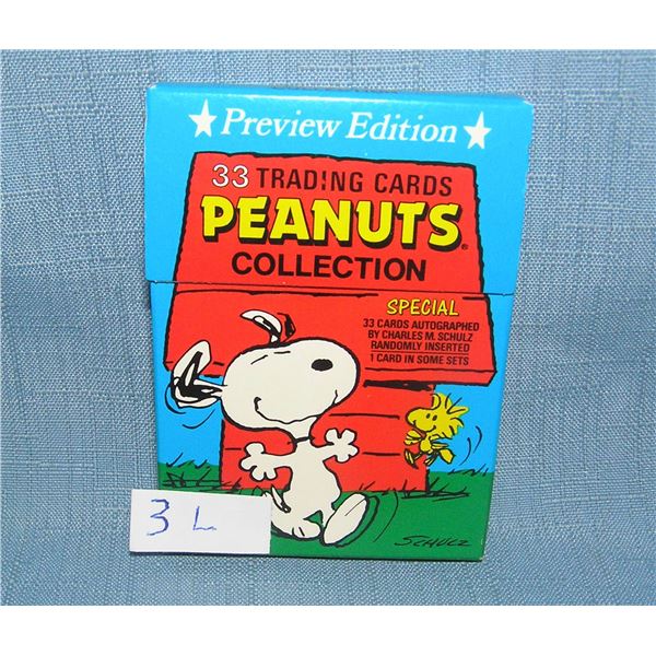 Peanuts unopened  box of collector cards 1965