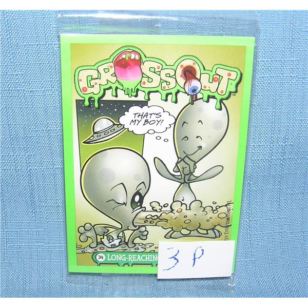 Gross Out unopened clear pack of collector cards