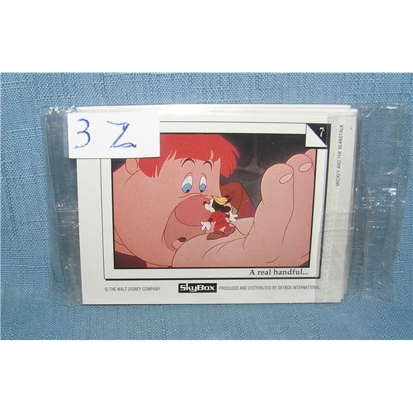 Disney unopened clear pack of collector cards
