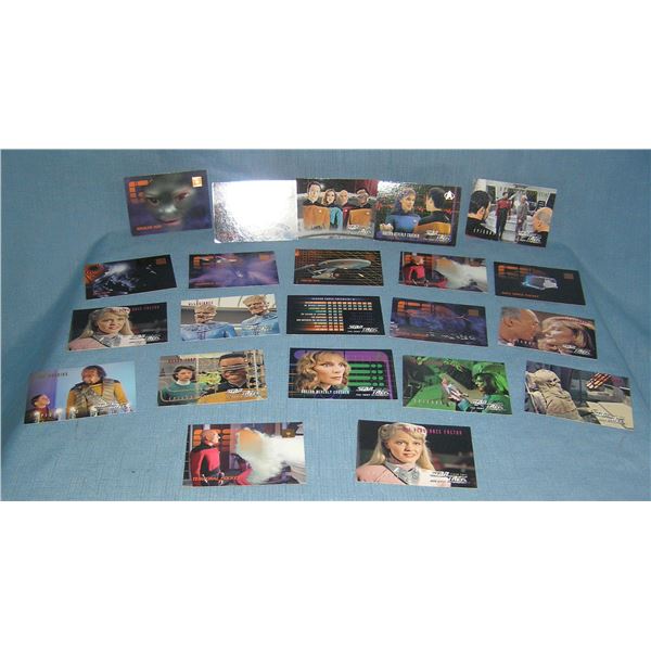 Star Trek 1979 group of collector cards