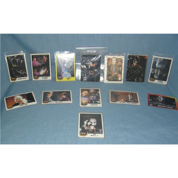 Batman group of collector cards