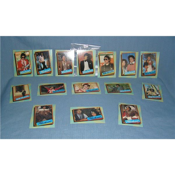 Michael Jackson group of collector cards