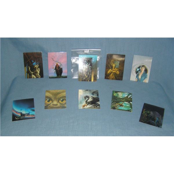 Fantasy by Michael Whelan group of collector cards
