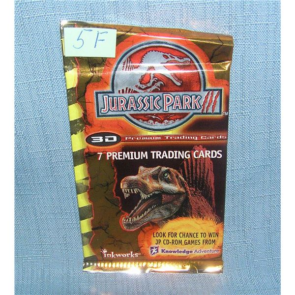 Jurassic Park factory sealed pack of cards
