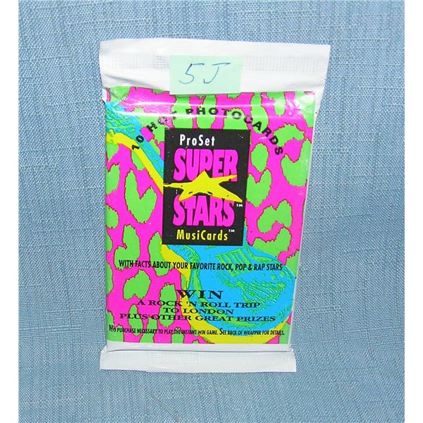 Super Stars Pro Set music Rock & Roll cards