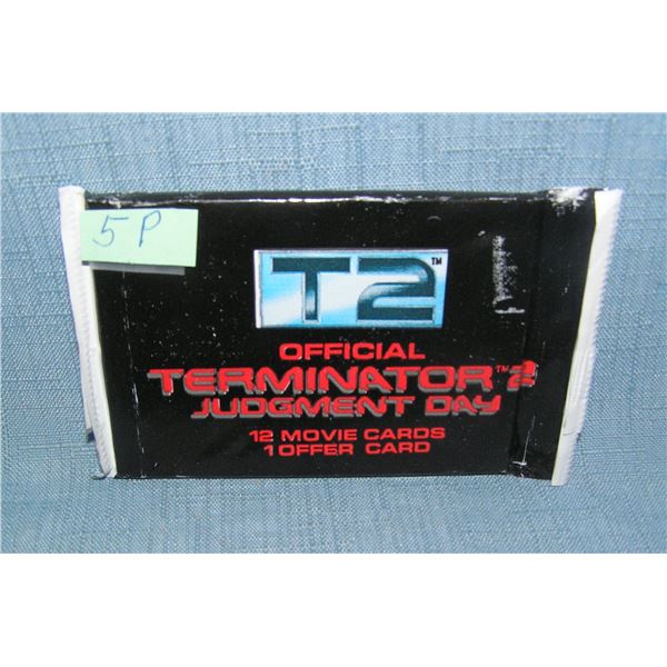 Terminator 2 Judgement Day factory sealed pack of cards