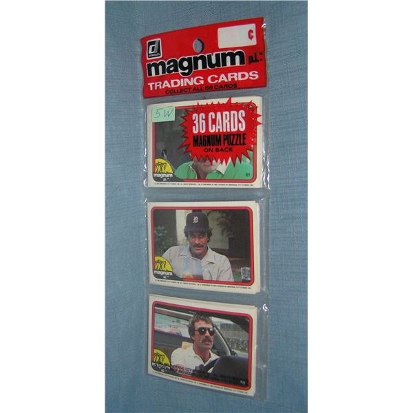 Magnum PI factory sealed rack pack of cards