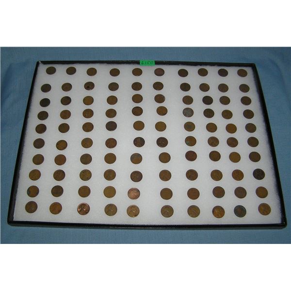 Large collection of vintage Lincoln wheat back pennies all pre 1959 nice collection of mixed dates, 