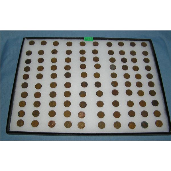 Large collection of vintage Lincoln wheat back pennies all pre 1959 nice collection of mixed dates, 