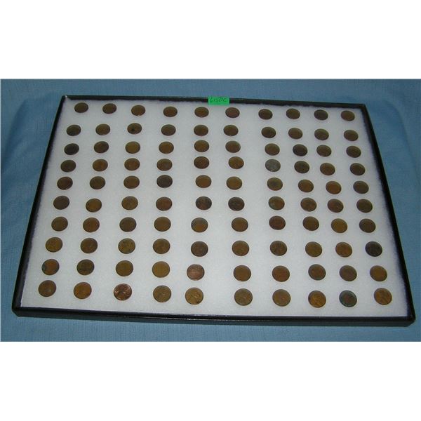 Large collection of vintage Lincoln wheat back pennies all pre 1959 nice collection of mixed dates, 