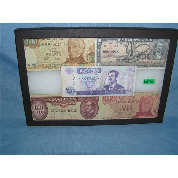 Collection of world currency
