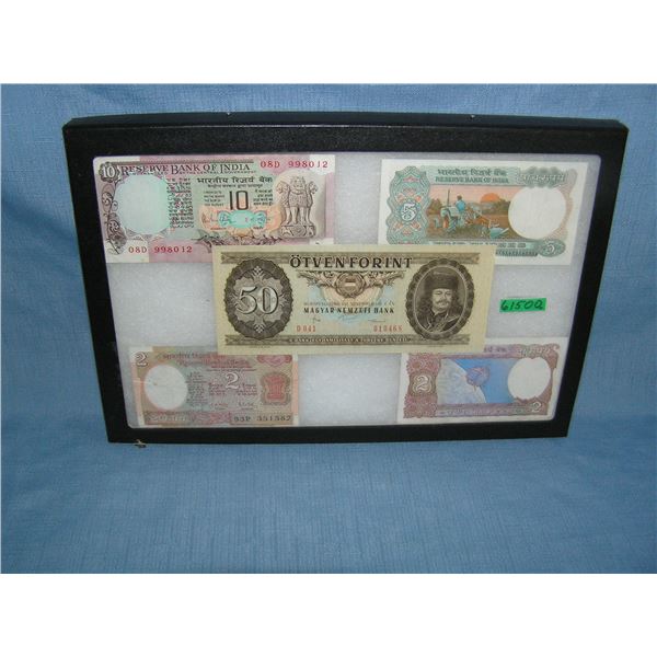 Collection of world currency