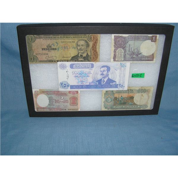 Collection of world currency
