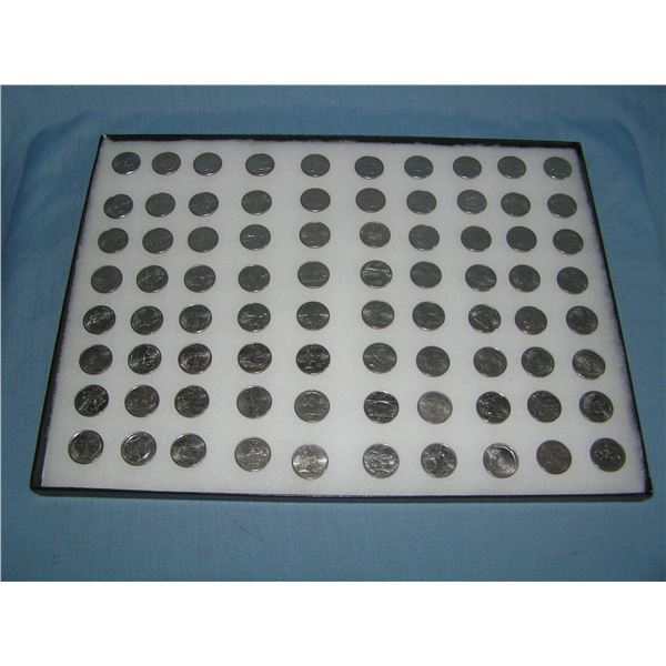 Large collection of US state quarters this large collection has a great variety with conditions from