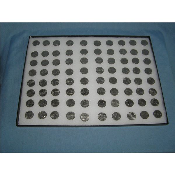 Large collection of US state quarters this large collection has a great variety with conditions from