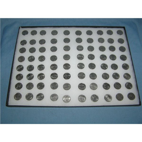Large collection of US state quarters this large collection has a great variety with conditions from