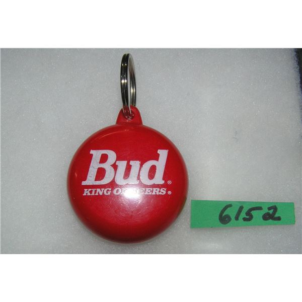 Vintage Budweiser advertising promotional key chain