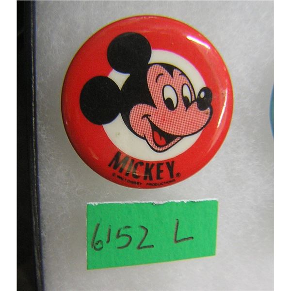 Vintage Mickey Mouse button