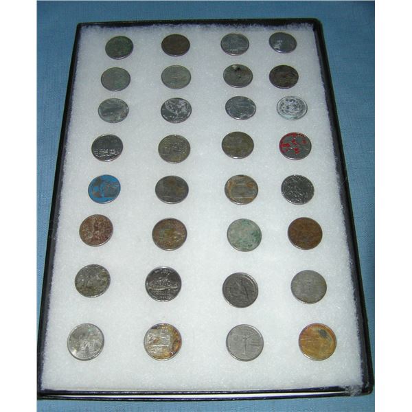 Collection of US state quarters all condition as found